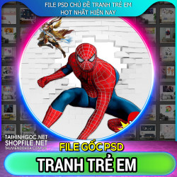 file psd tranh tre em 2023